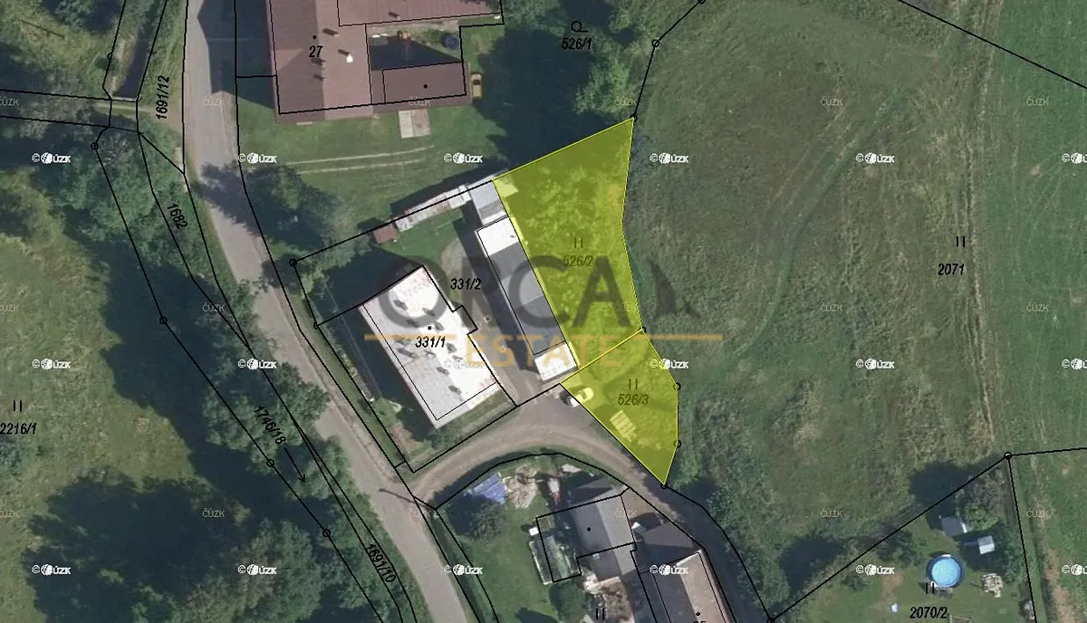 Prodej louky 705 m²